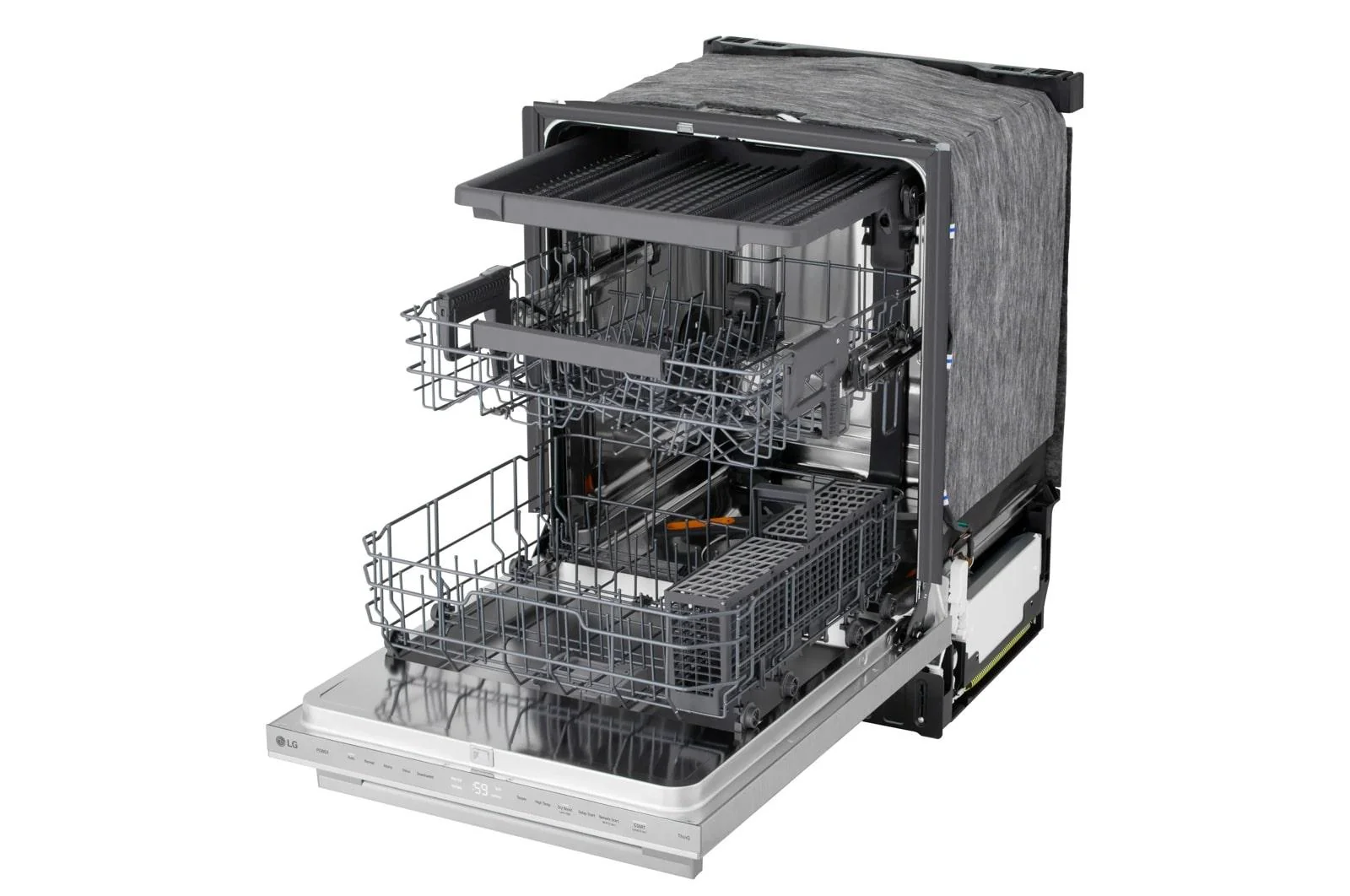 Lg LDNTM545S Smart FlushFit™ Top Control Dishwasher with 1-Hour Wash & Dry, QuadWash® Pro, and Dynamic Heat Dry™ w/AutoVent Dry™ - Image 4