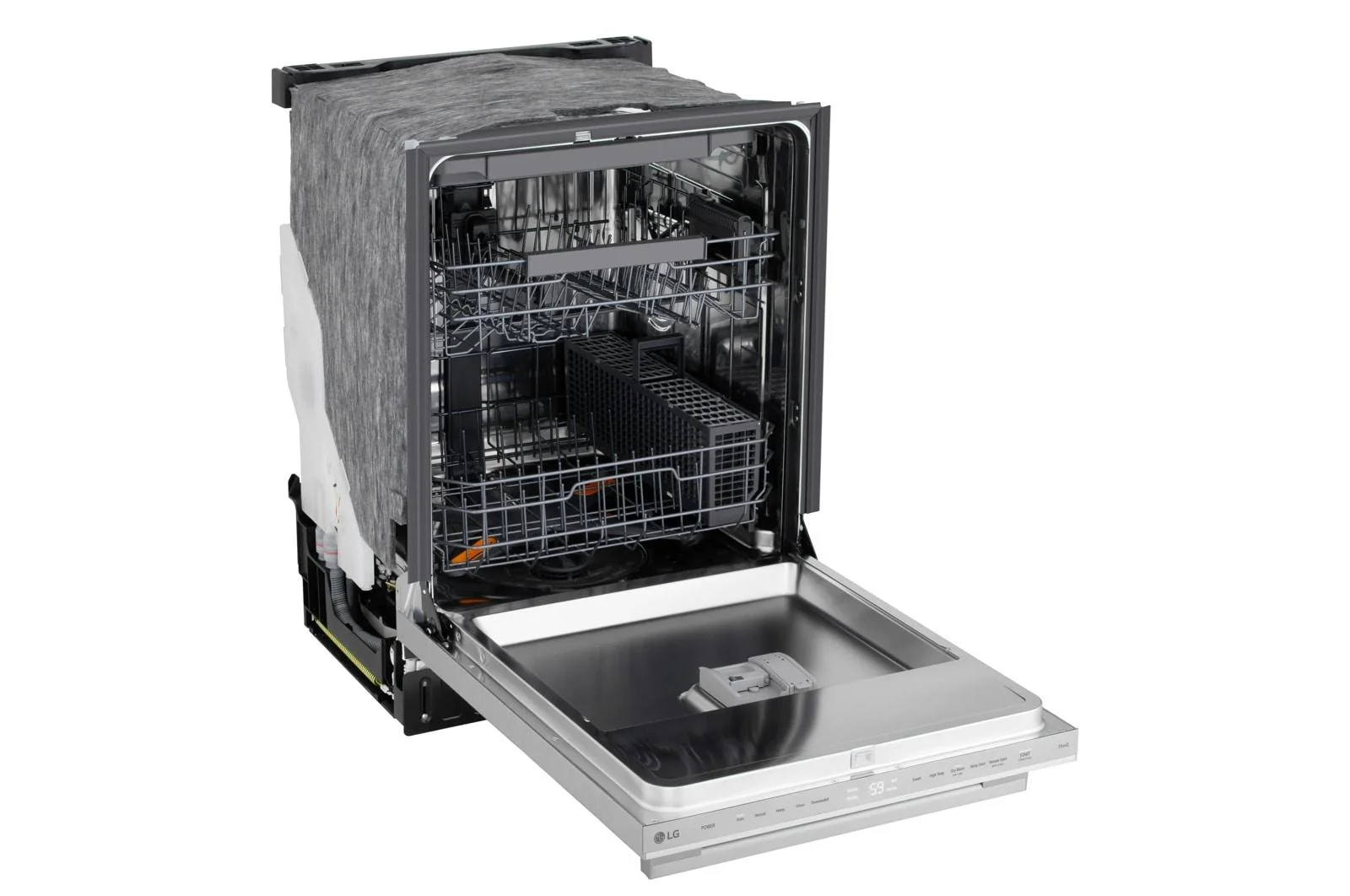 Lg LDNTM545S Smart FlushFit™ Top Control Dishwasher with 1-Hour Wash & Dry, QuadWash® Pro, and Dynamic Heat Dry™ w/AutoVent Dry™ - Image 6