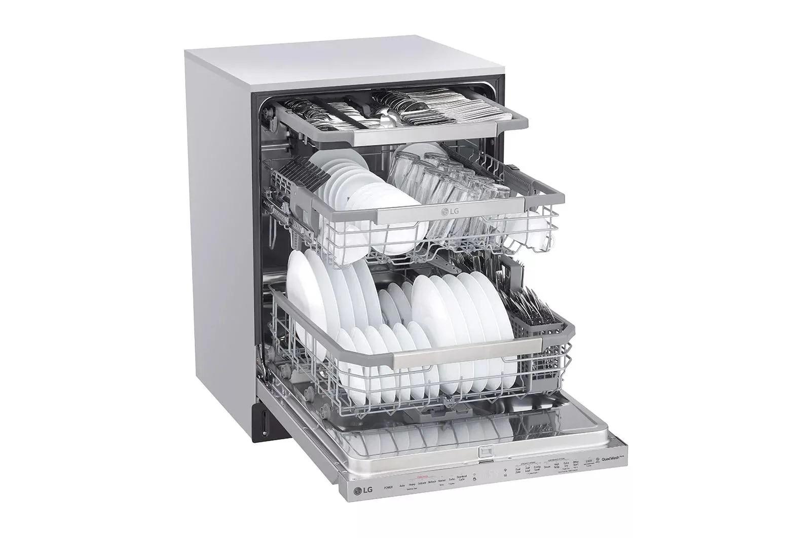 Lg LDP6810SS Top Control Smart Wi-Fi Enabled Dishwasher with QuadWash™ and TrueSteam® - Image 9