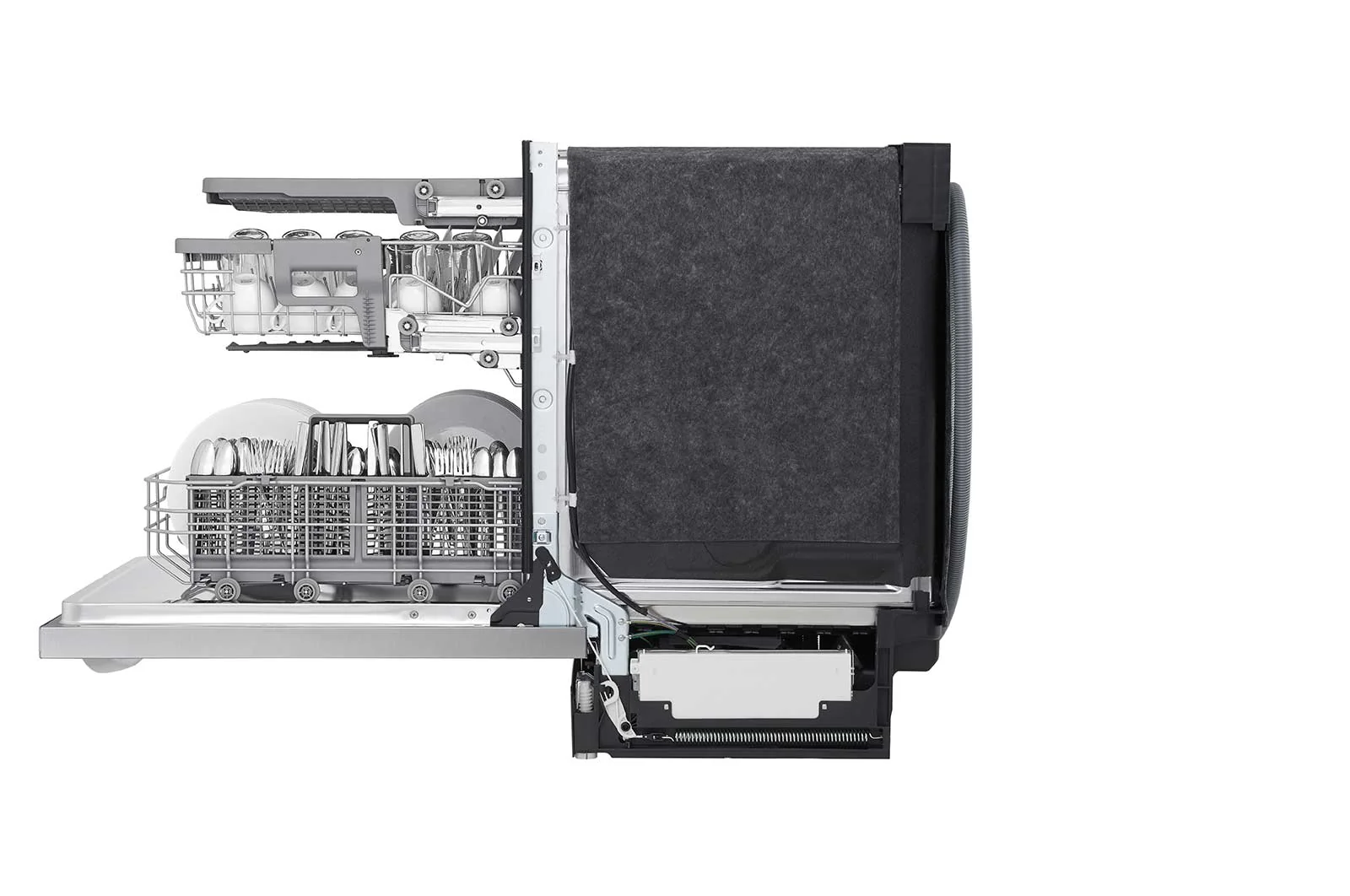 Lg LDTS5552S 24 Inch QuadWash® Top Control Dishwasher - Stainless Steel - Image 11