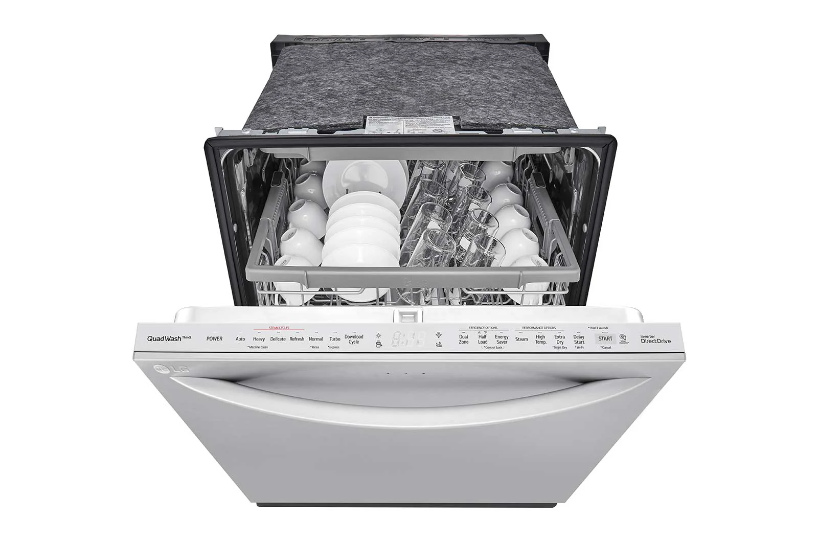 Lg LDTS5552S 24 Inch QuadWash® Top Control Dishwasher - Stainless Steel - Image 3