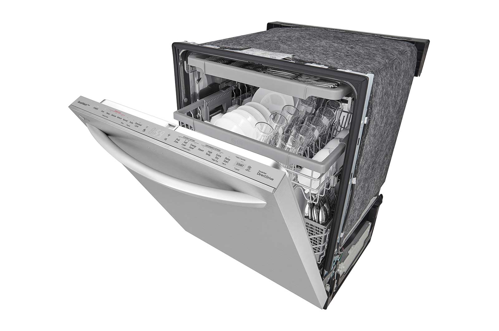 Lg LDTS5552S 24 Inch QuadWash® Top Control Dishwasher - Stainless Steel - Image 4