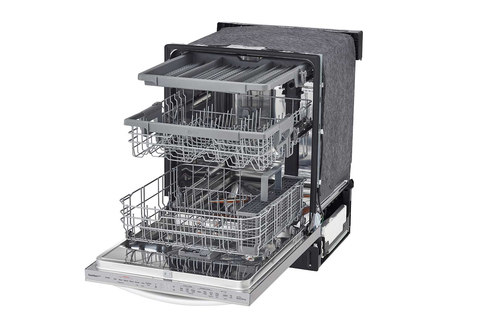 Lg LDTS5552S 24 Inch QuadWash® Top Control Dishwasher - Stainless Steel - Image 8