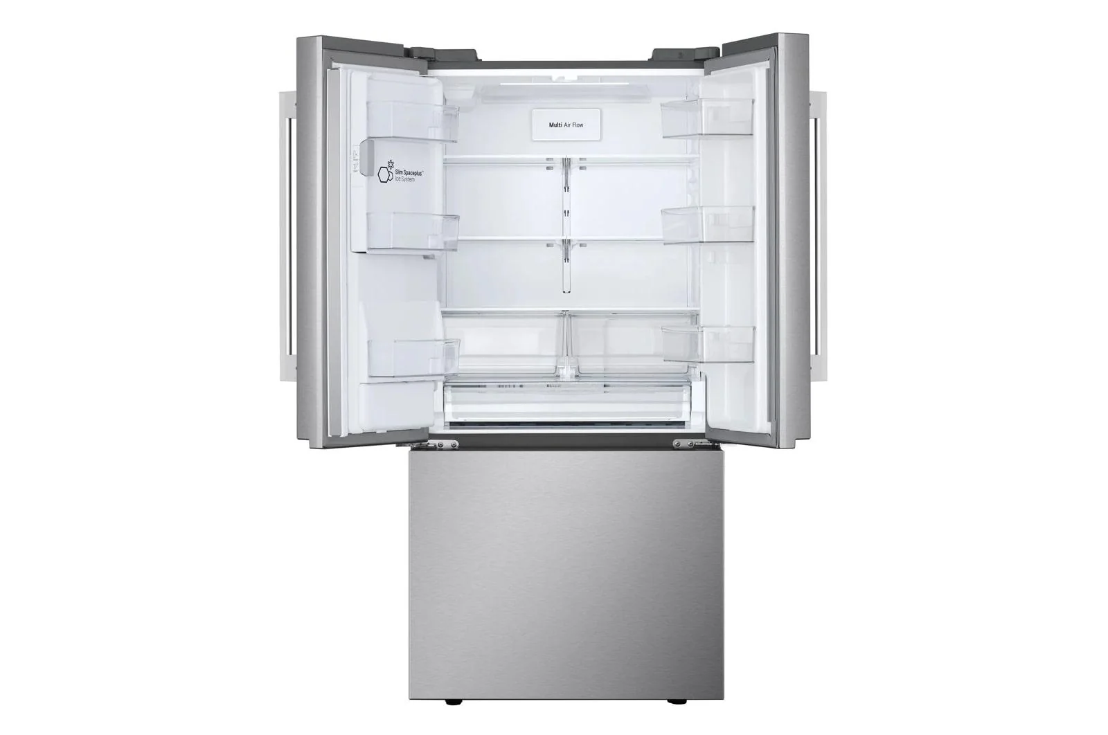 Lg LF20G6331S 20 cu. ft. 3-Door French Door, Counter-Depth MAX™ Refrigerator with Hybrid Handles - Image 5
