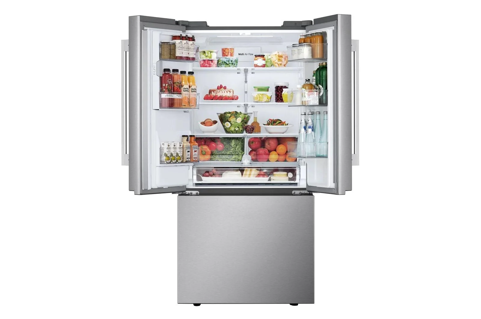 Lg LF20G6331S 20 cu. ft. 3-Door French Door, Counter-Depth MAX™ Refrigerator with Hybrid Handles - Image 6