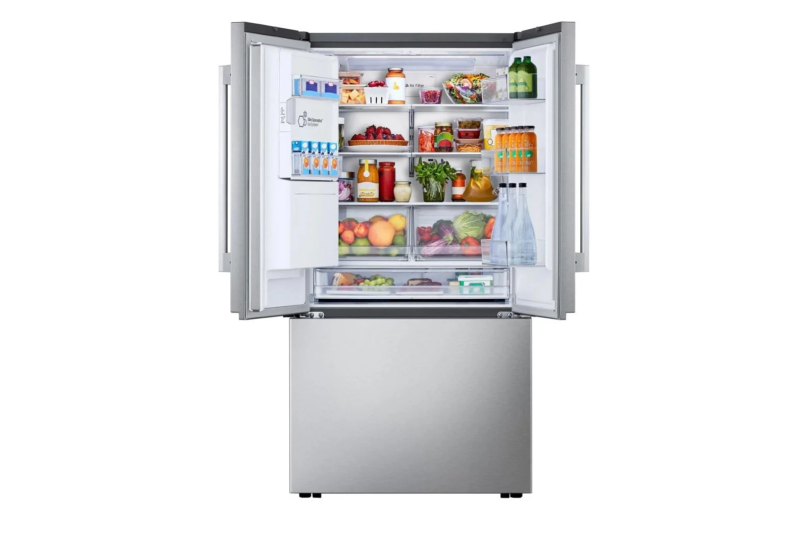 Lg LF24Z6330S 24 cu. ft. Counter-Depth MAX™ with Zero Clearance™ 3-Door French Door Refrigerator - Image 16