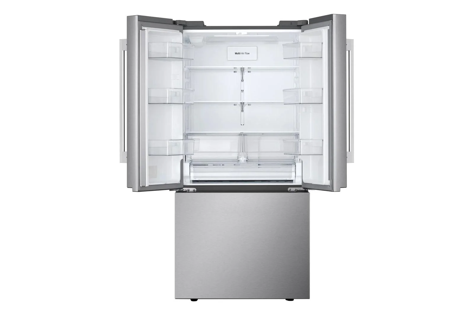 Lg LF25H6200S 25 cu. ft. 3-Door French Door Refrigerator with Hybrid Handle Design - Image 2