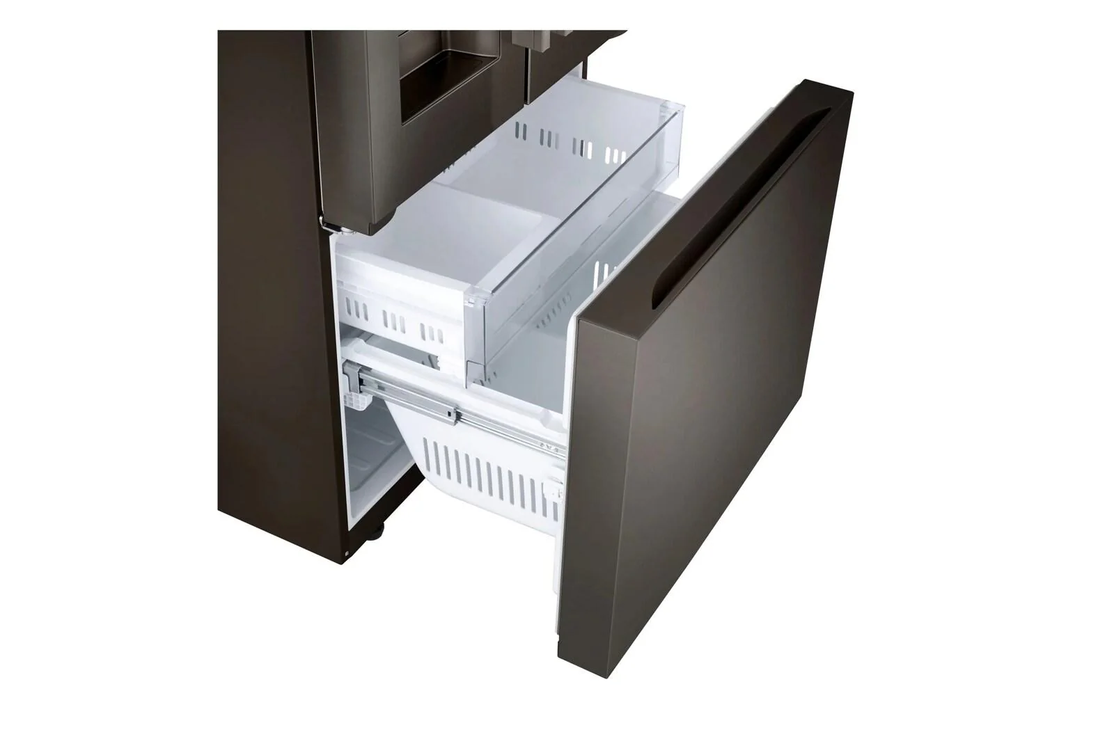 Lg LF25H6330D 25 cu. ft. 3-Door French Door Refrigerator with NEW Hybrid Handle Design and External Ice and Water Dispenser - Image 11