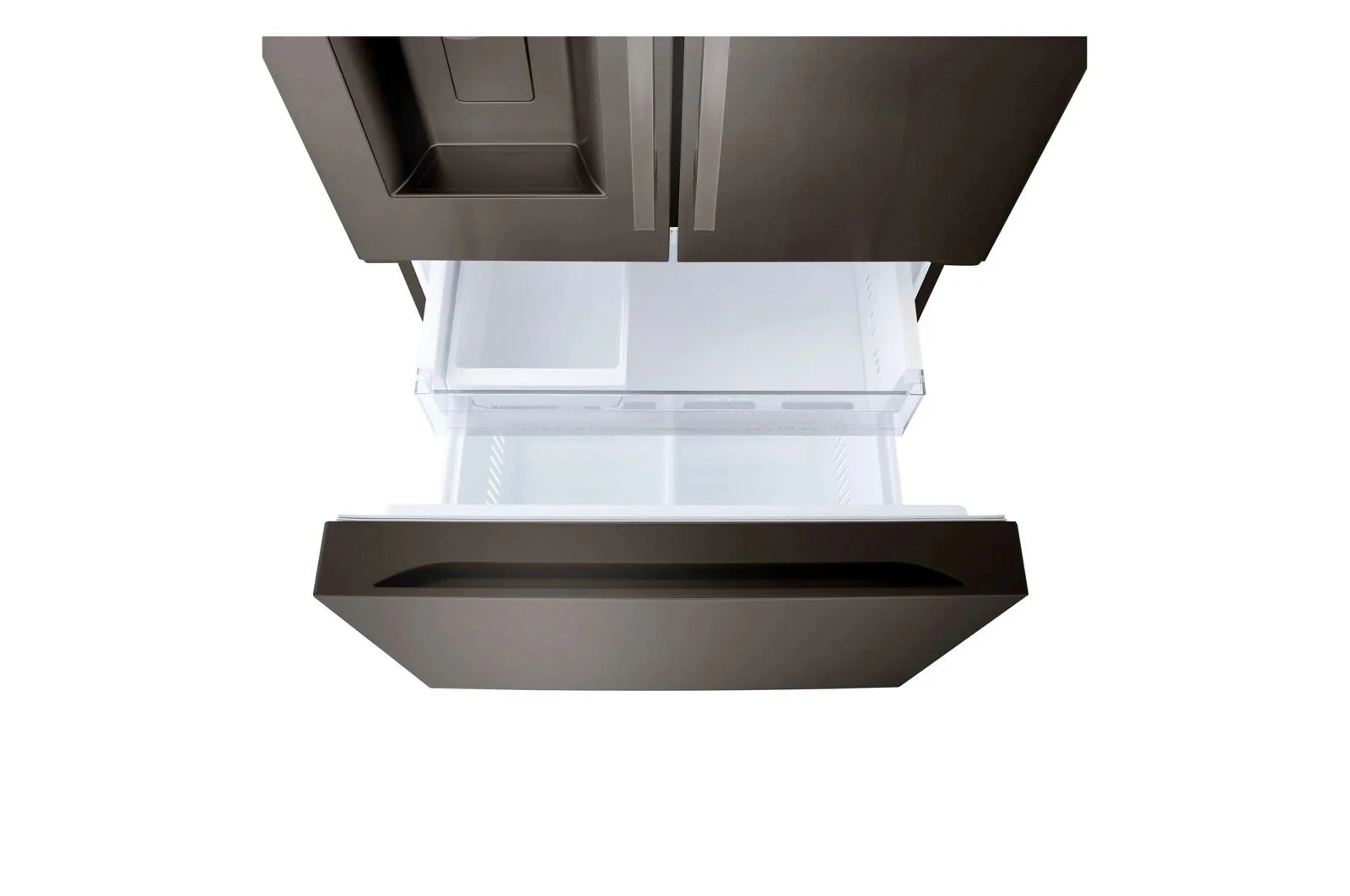 Lg LF25H6330D 25 cu. ft. 3-Door French Door Refrigerator with NEW Hybrid Handle Design and External Ice and Water Dispenser - Image 12
