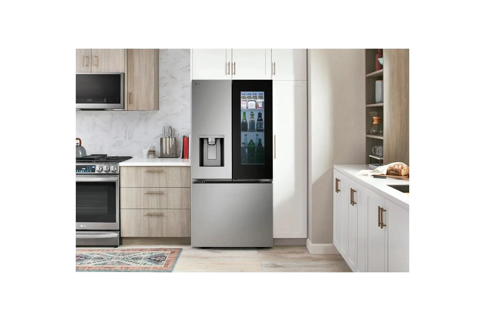 Lg LF25S6560S 25 cu. ft. Smart Standard-Depth MAX™ French Door Refrigerator with InstaView® Door-in-Door® and Craft Ice™ - Image 4