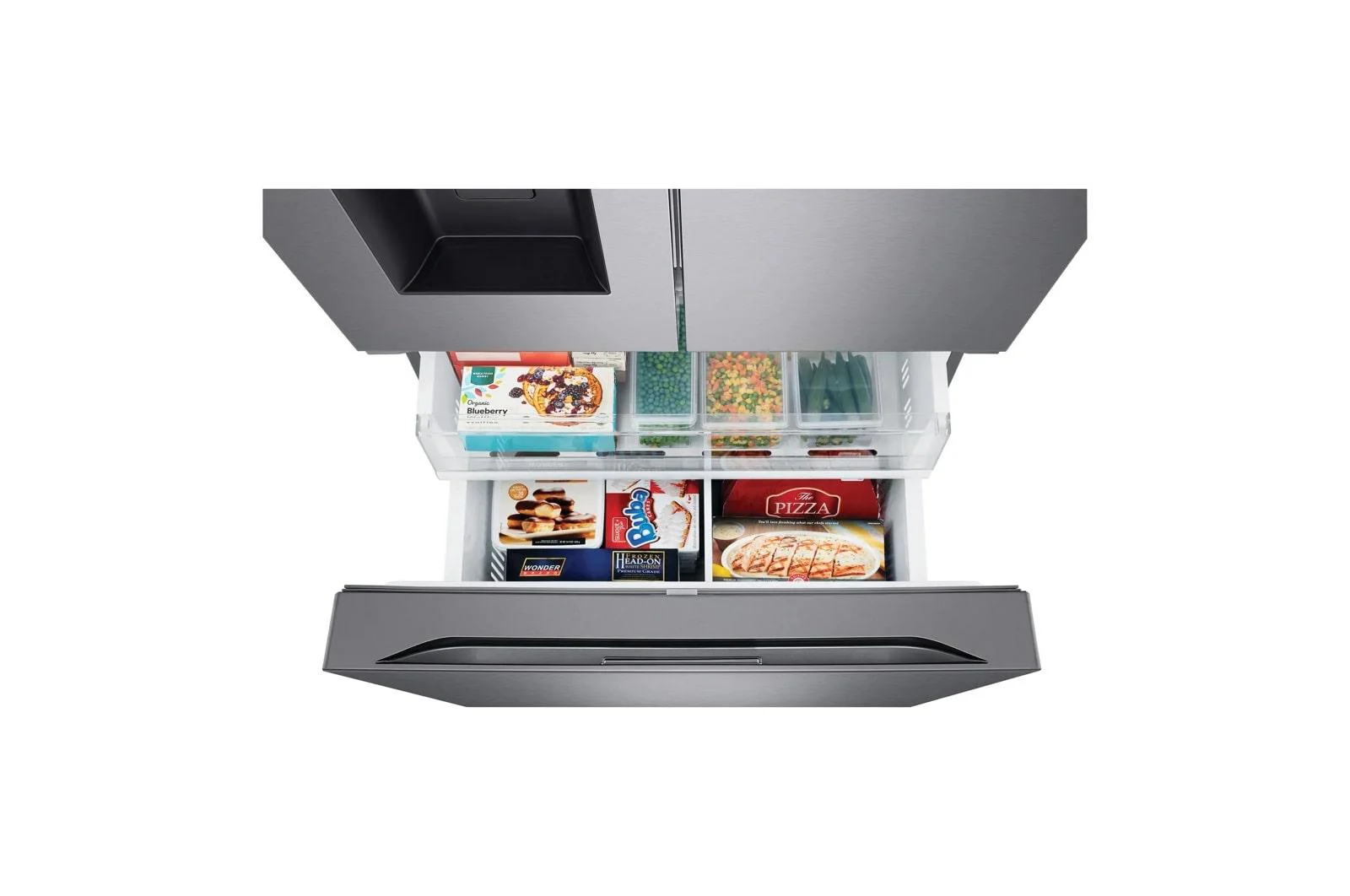 Lg LF26C6230V 26 cu. ft. Counter Depth MAX 3-Door French Door Refrigerator with Ice and Water Dispenser - Image 10
