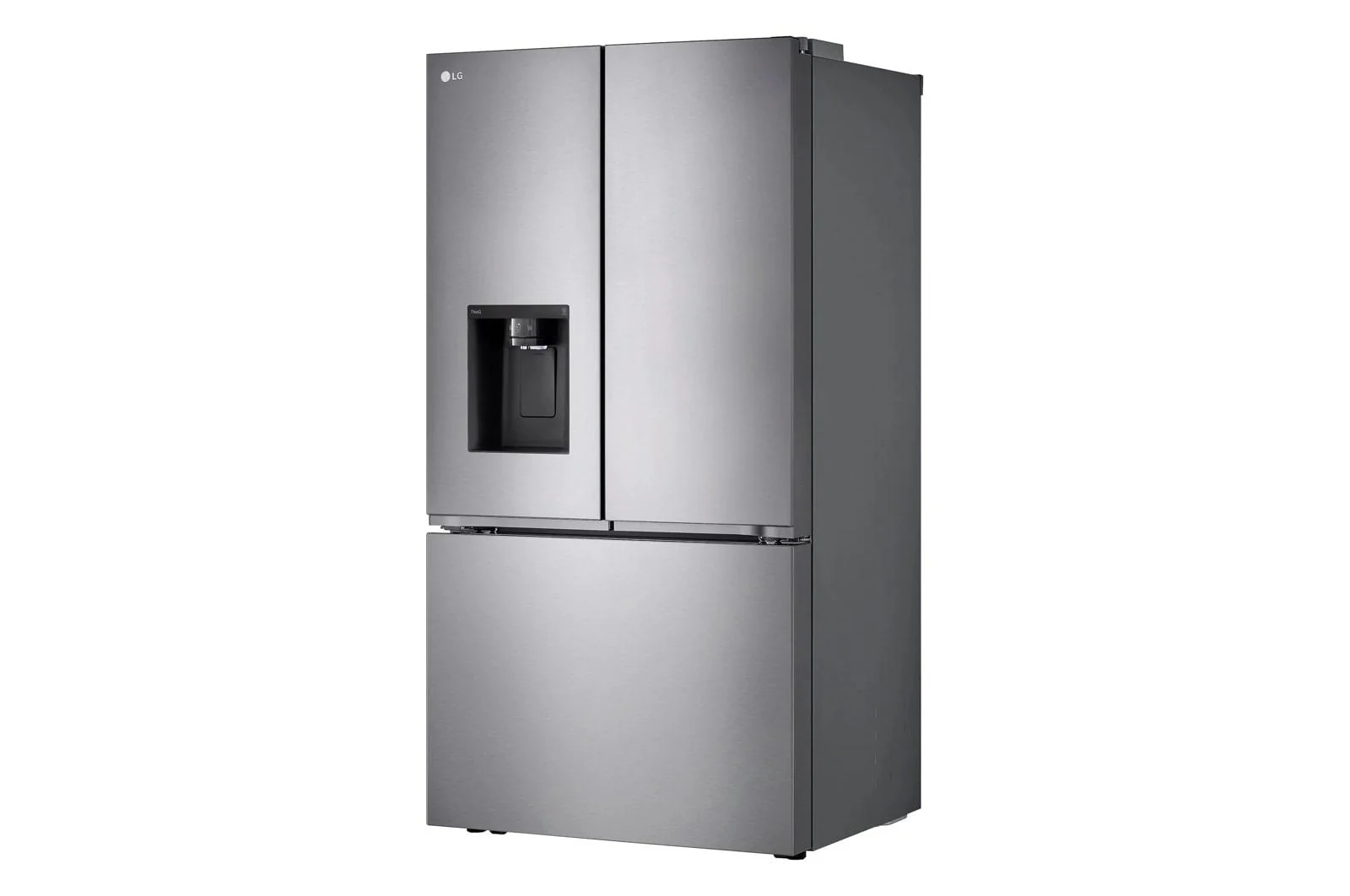 Lg LF26C6230V 26 cu. ft. Counter Depth MAX 3-Door French Door Refrigerator with Ice and Water Dispenser - Image 4