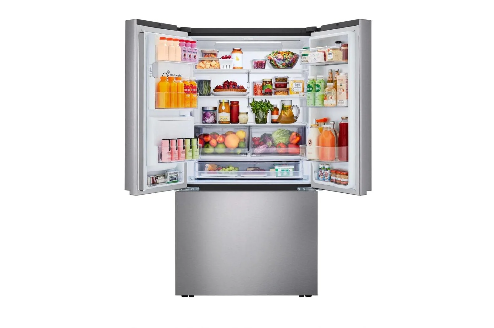 Lg LF26C6230V 26 cu. ft. Counter Depth MAX 3-Door French Door Refrigerator with Ice and Water Dispenser - Image 7