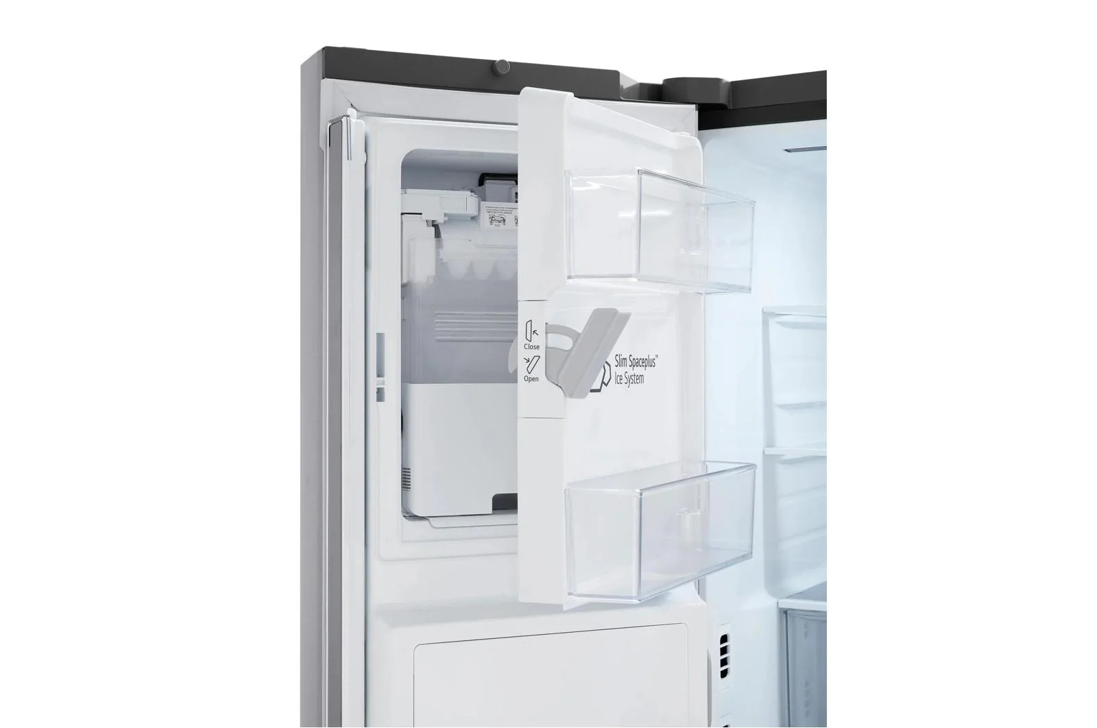 Lg LF26C6230V 26 cu. ft. Counter Depth MAX 3-Door French Door Refrigerator with Ice and Water Dispenser - Image 8