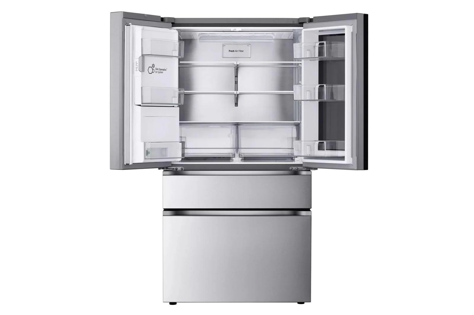 Lg 29 cu. ft. Smart InstaView® Standard-Depth MAX™ 4-Door French Door Refrigerator with Full-Convert Drawer™ - Image 4
