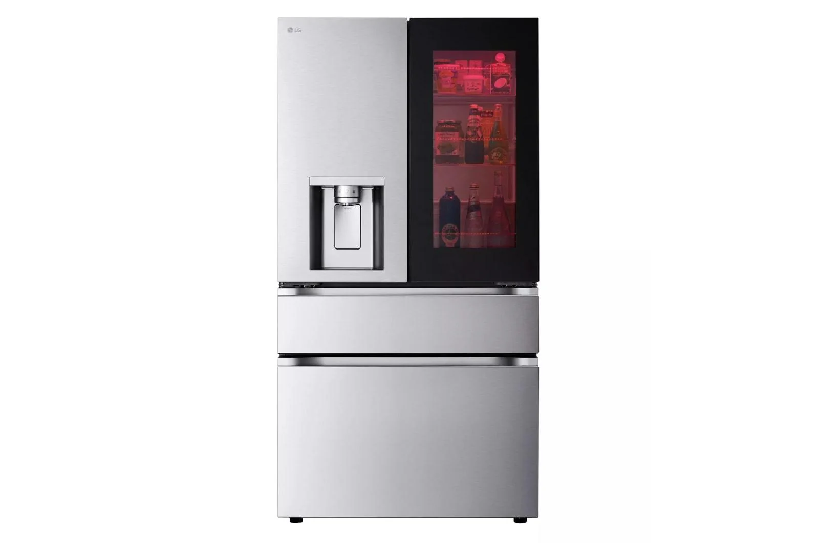 Lg LF29S8365S 29 cu. ft. Smart InstaView® Door-in-Door® Standard-Depth MAX™ 4-Door French Door Refrigerator with MyColor™ - Image 3