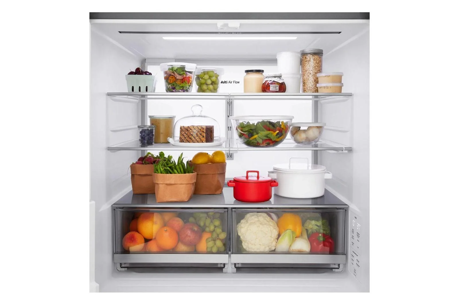 Lg LF29S9730S 29 cu. ft. Standard-Depth MAX™ 4-Door French Door Refrigerator with Mini Craft Ice™ and Full-Convert Drawer™ - Image 9
