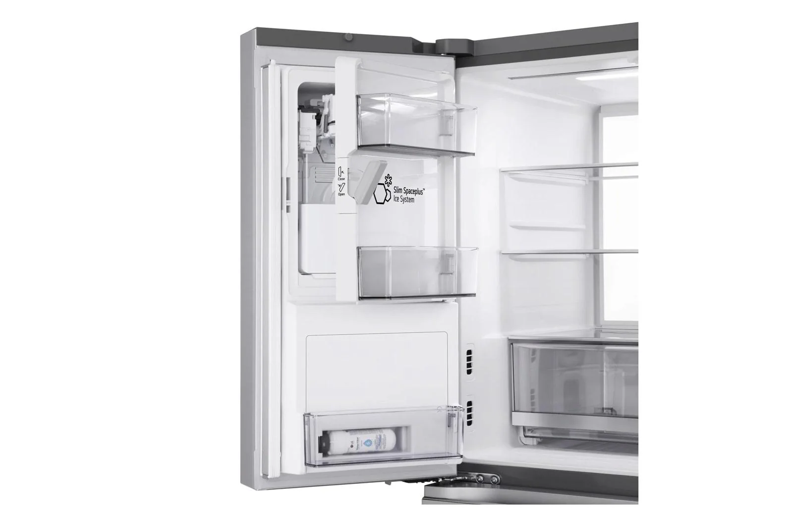 Lg LF29S9775S 29 cu. ft. Standard-Depth MAX™ 4-Door French Door Refrigerator with Mirror InstaView® MyColor™ and Mini Craft Ice™ - Image 17