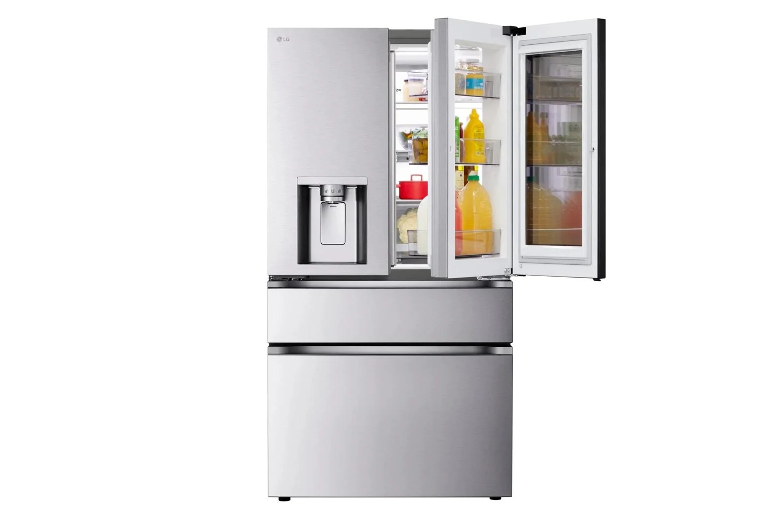 Lg LF29S9775S 29 cu. ft. Standard-Depth MAX™ 4-Door French Door Refrigerator with Mirror InstaView® MyColor™ and Mini Craft Ice™ - Image 21