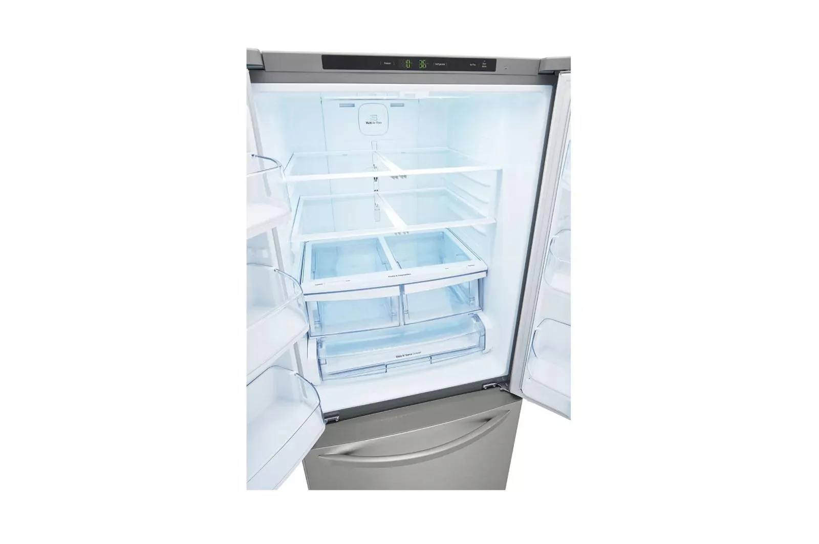 Lg LFCS22520S 22 cu. ft. 30 Inch Wide French Door Refrigerator - Stainless Steel - Image 5