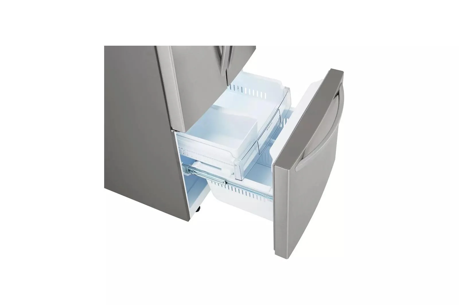 Lg LFCS22520S 22 cu. ft. 30 Inch Wide French Door Refrigerator - Stainless Steel - Image 9