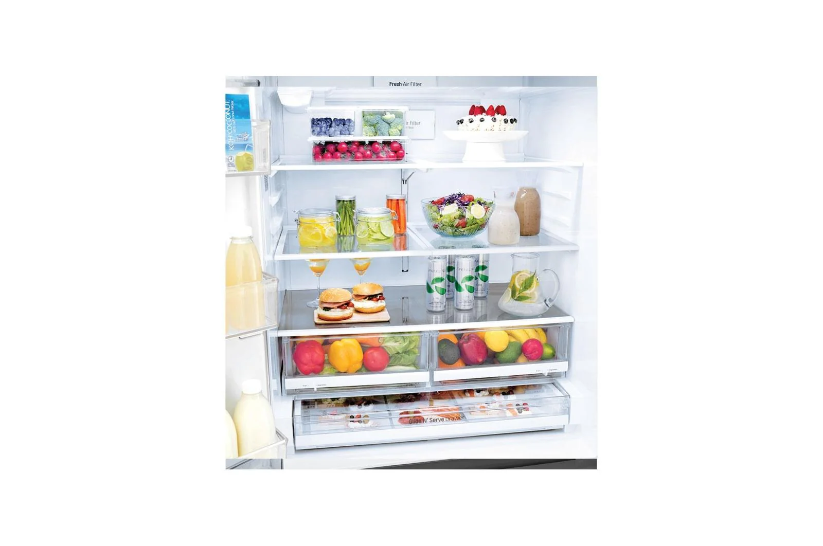 Lg 26 cu. ft. Smart wi-fi Enabled French Door Refrigerator - Image 8