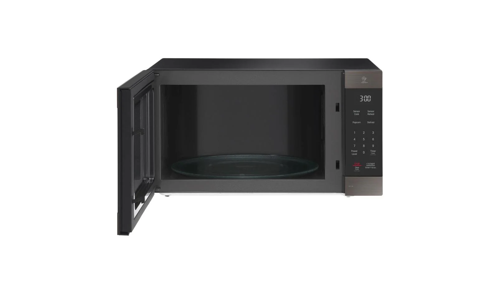 LG Black Stainless Steel Series 2.0 cu. ft. NeoChef™ Countertop Microwave with Smart Inverter and EasyClean® - Image 5
