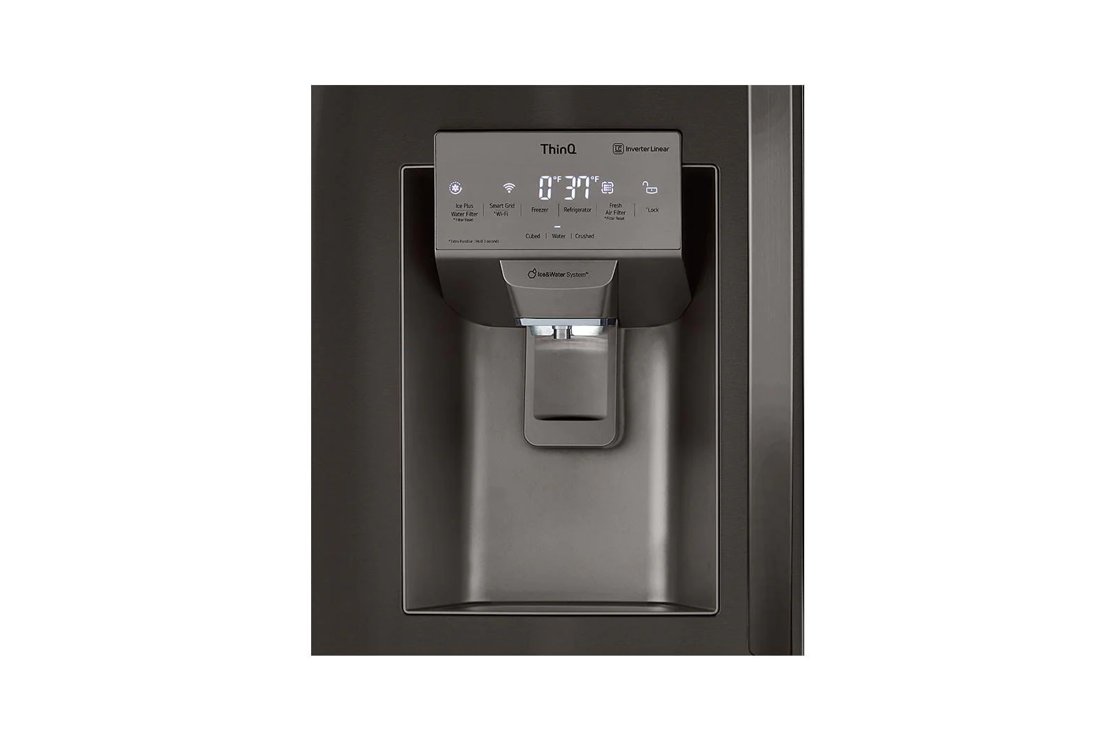 Lg LMXC22626D 22 cu. ft. Smart Counter Depth Double Freezer Refrigerator - Image 10