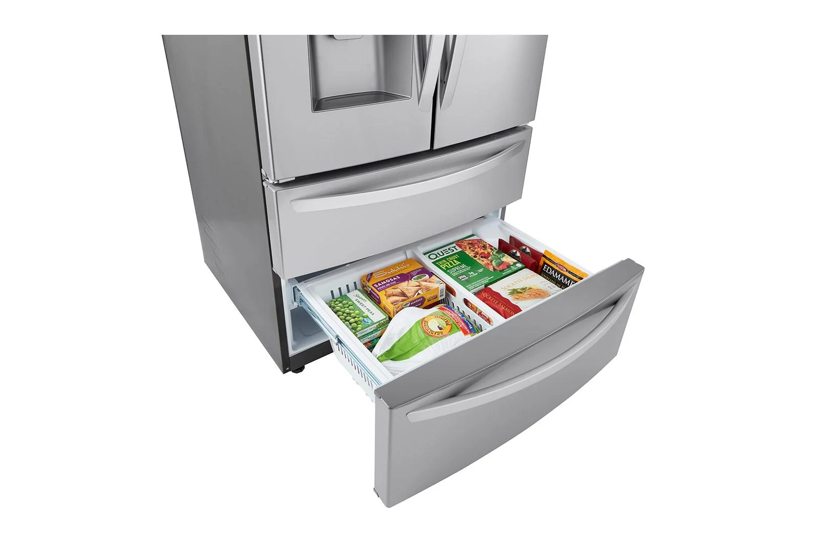 Lg 22 cu ft. Smart Counter Depth Double Freezer Refrigerator - Image 12