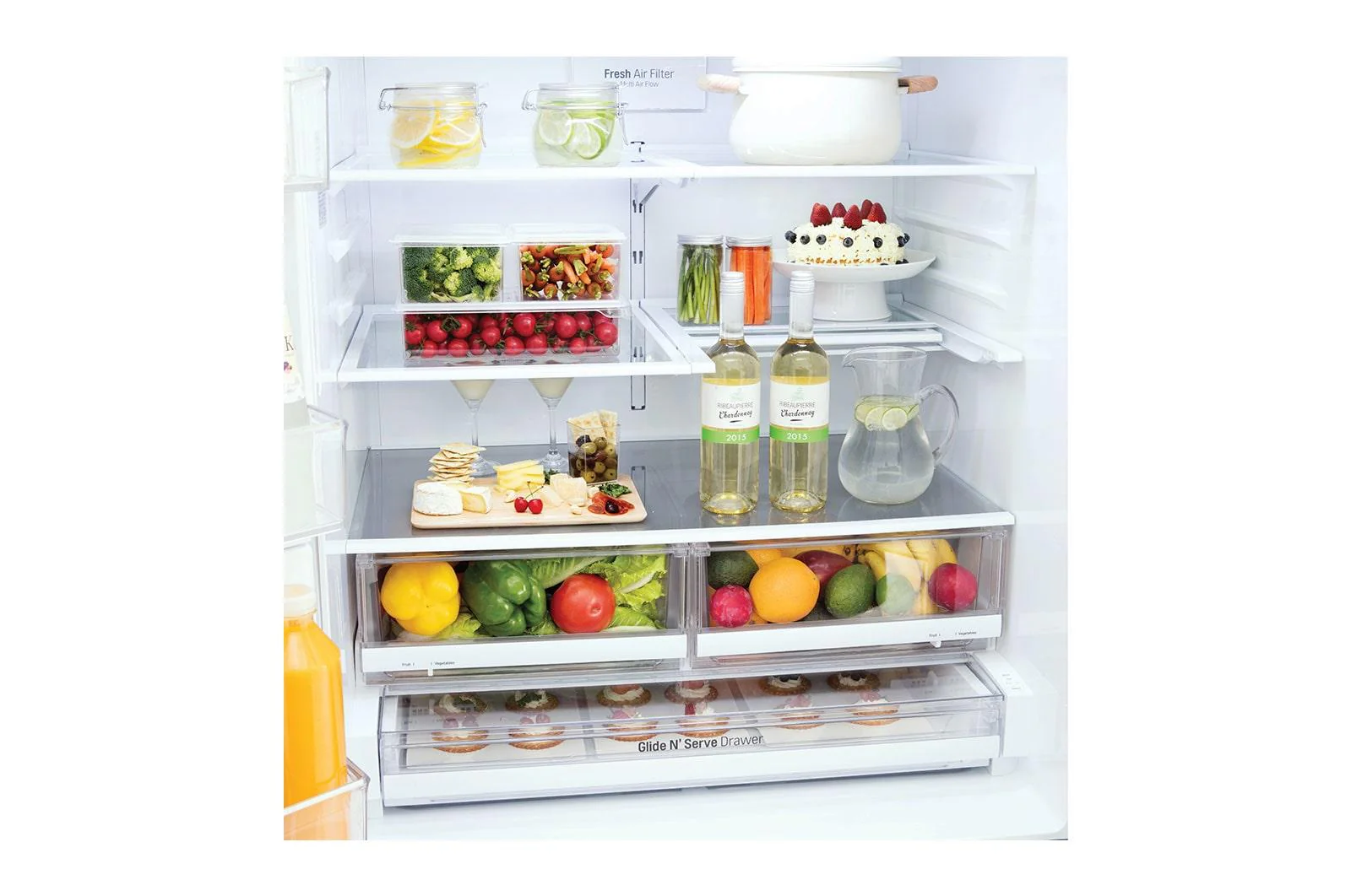Lg 28 cu.ft. Smart wi-fi Enabled French Door Refrigerator - Image 8