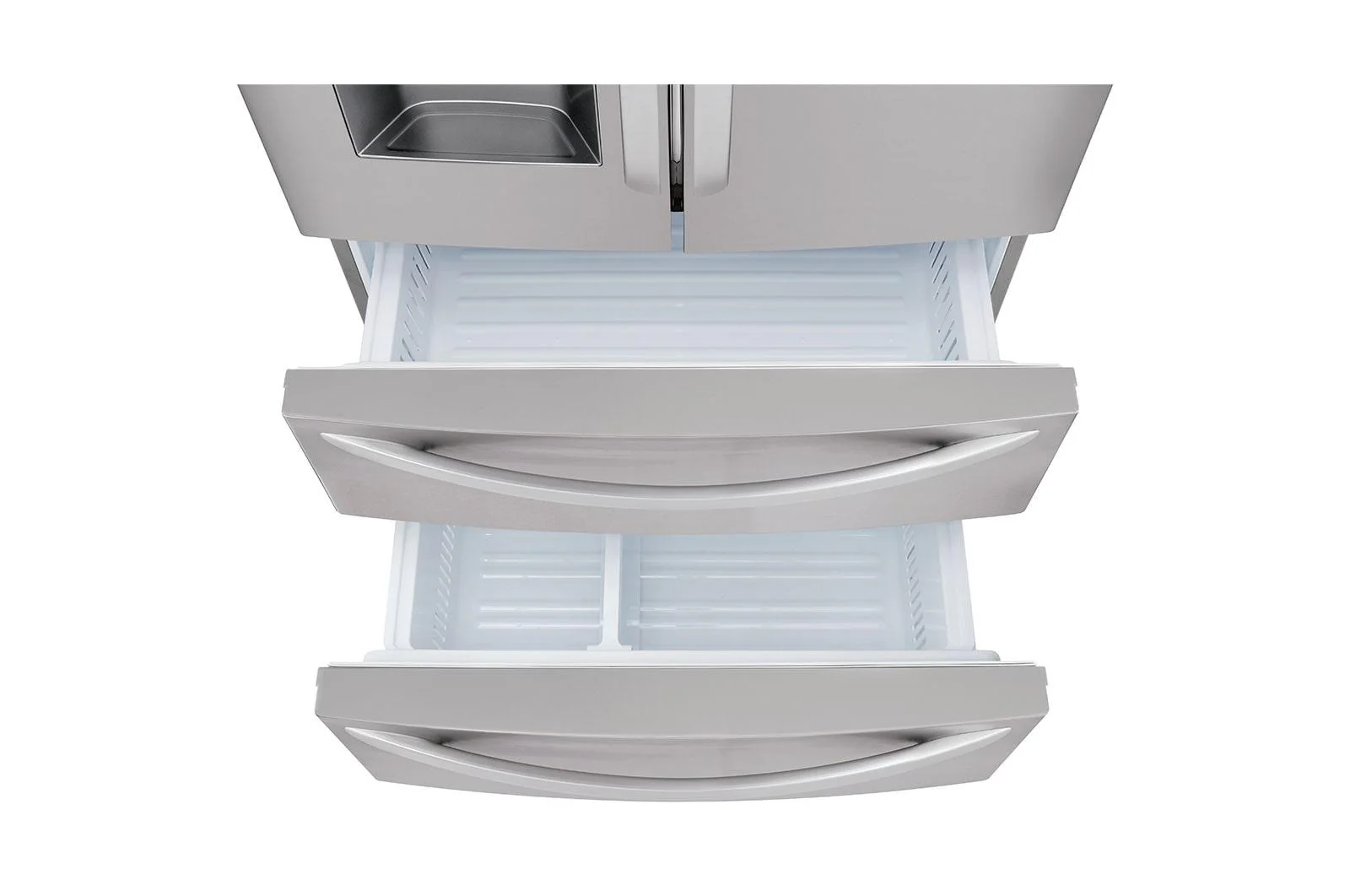 Lg LMXS28626S 28 cu. ft. 4-Door French Door, Standard Depth, Ice & Water, Double Freezer, Stainless Steel - Image 9