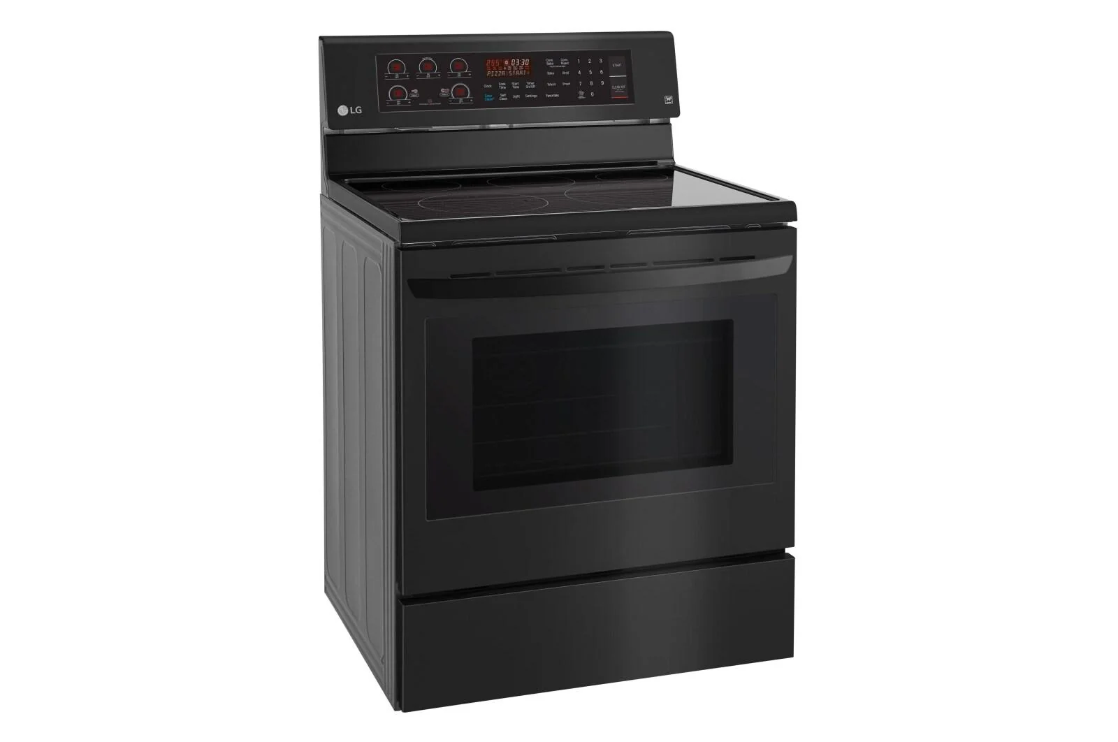 Lg LRE3194BM 6.3 cu. ft. Electric Single Oven Range with True Convection and EasyClean® - Image 2