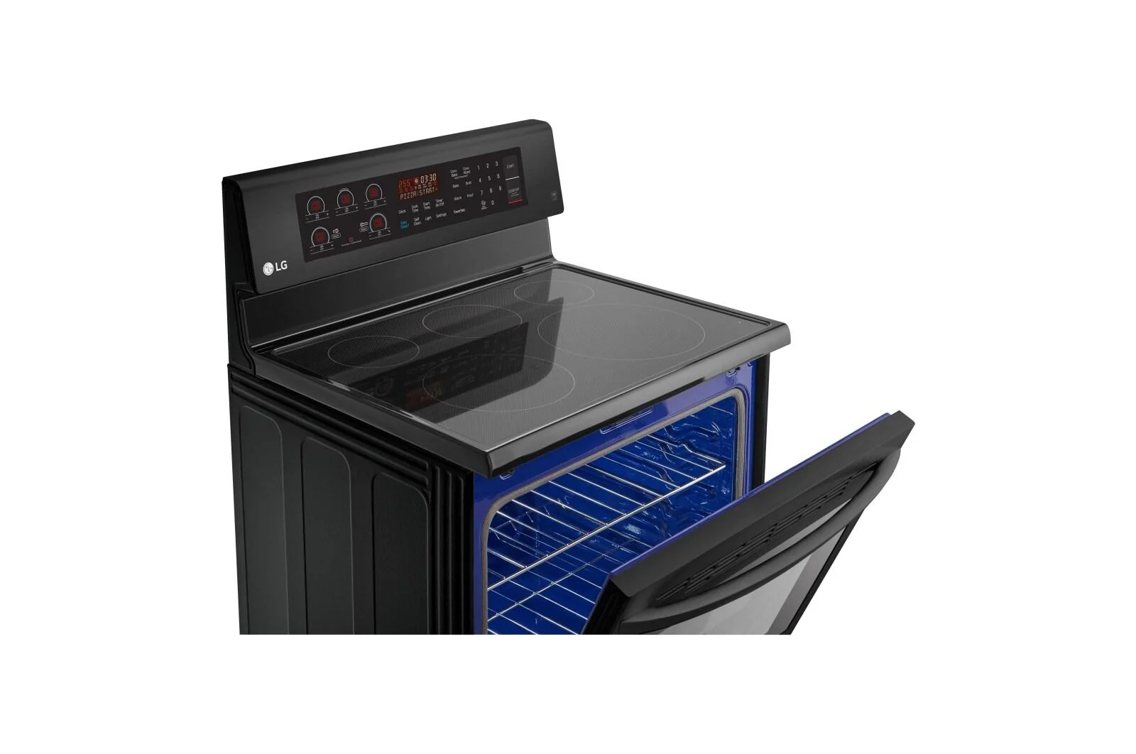 Lg LRE3194BM 6.3 cu. ft. Electric Single Oven Range with True Convection and EasyClean® - Image 5