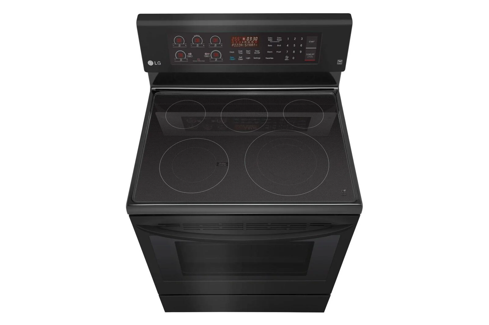 Lg LRE3194BM 6.3 cu. ft. Electric Single Oven Range with True Convection and EasyClean® - Image 6