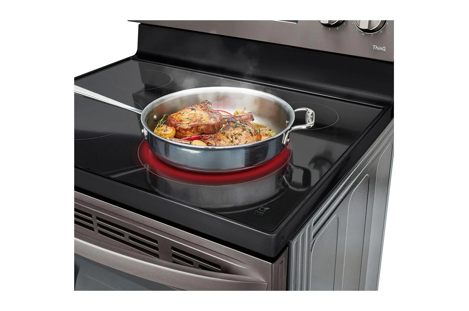 Lg LREL6323D 6.3 cu. ft. Smart Wi-Fi Enabled Fan Convection Electric Range with Air Fry & EasyClean® - Image 11