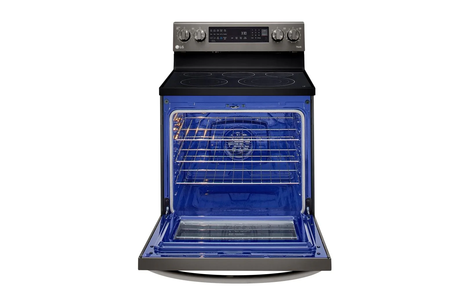 Lg LREL6325D 6.3 cu ft. Smart Wi-Fi Enabled True Convection InstaView® Electric Range with Air Fry - Image 8