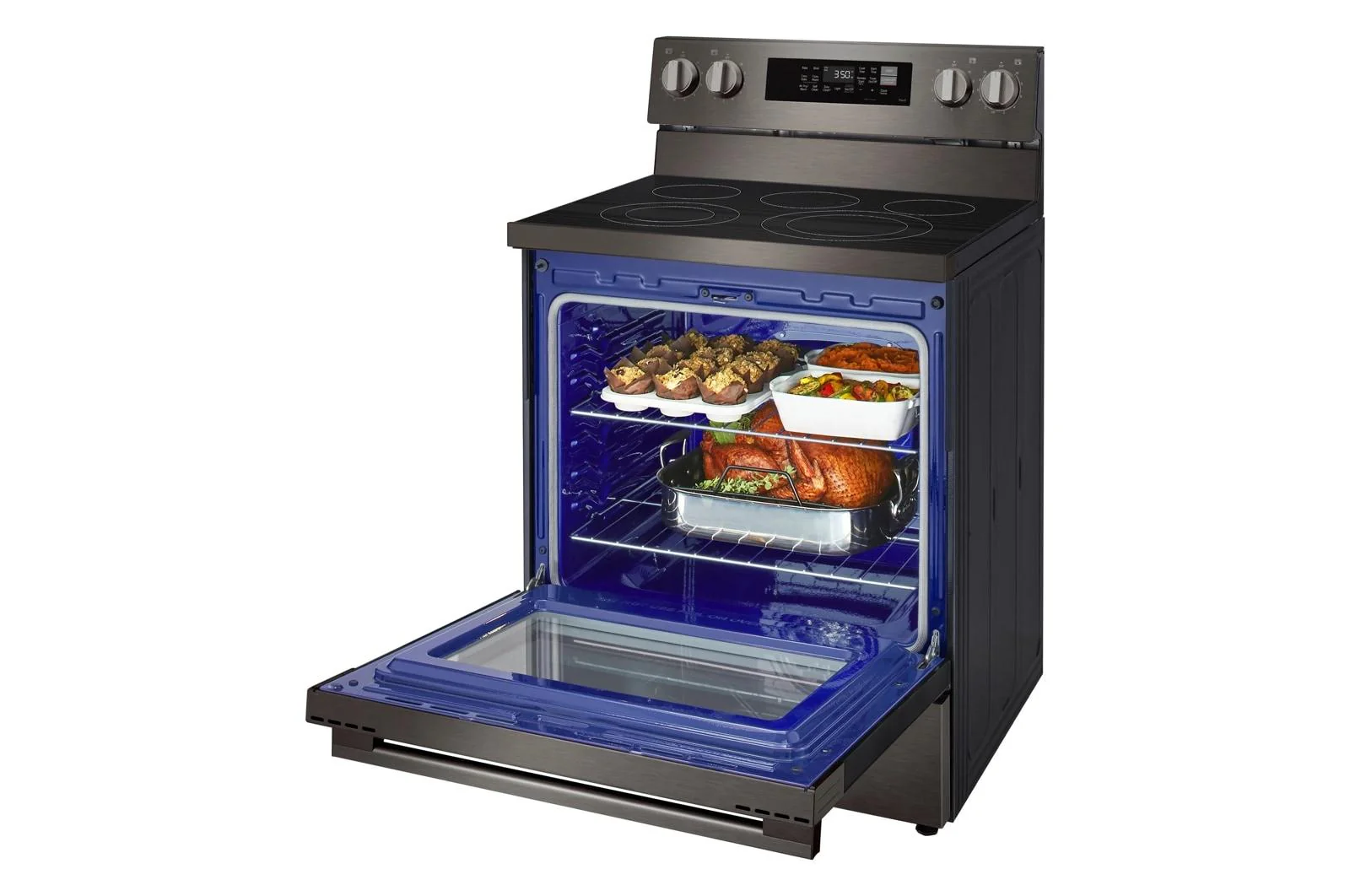 Lg LREN6323ZE 6.3 cu. ft. Smart Wi-Fi Enabled ProBake Convection® Electric Range with Air Fry & EasyClean® - Image 7
