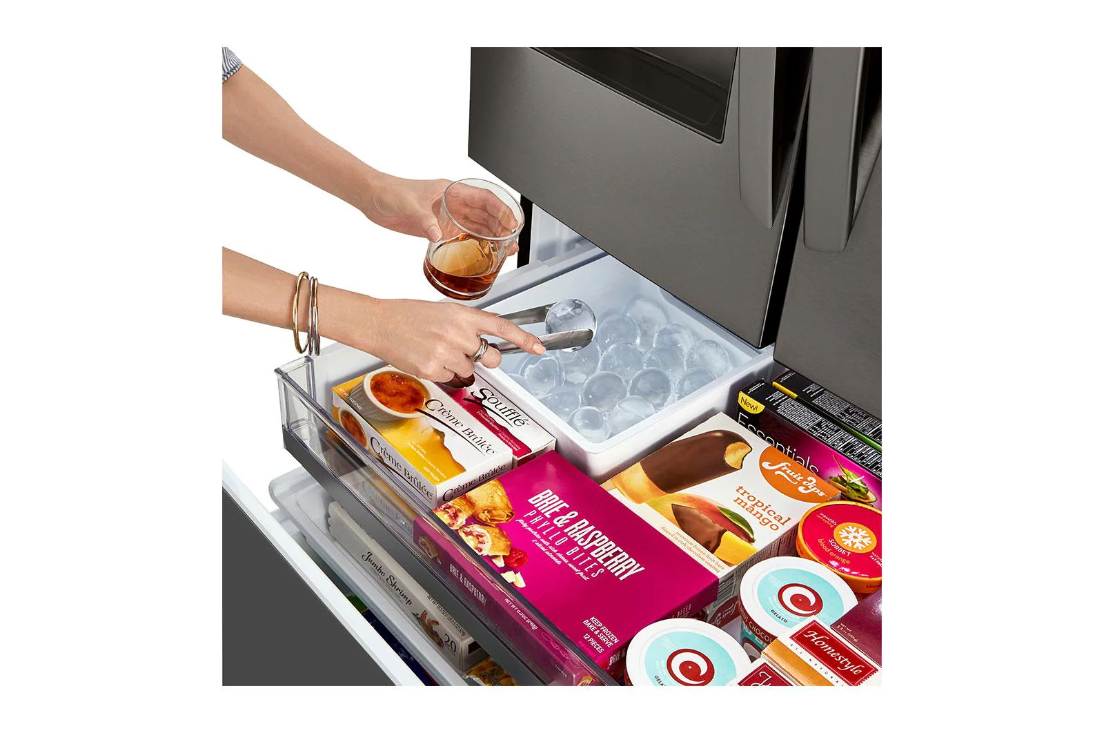 24 cu. ft. Smart wi-fi Enabled Door-in-Door® Counter-Depth Refrigerator with Craft Ice™ Maker - Image 9