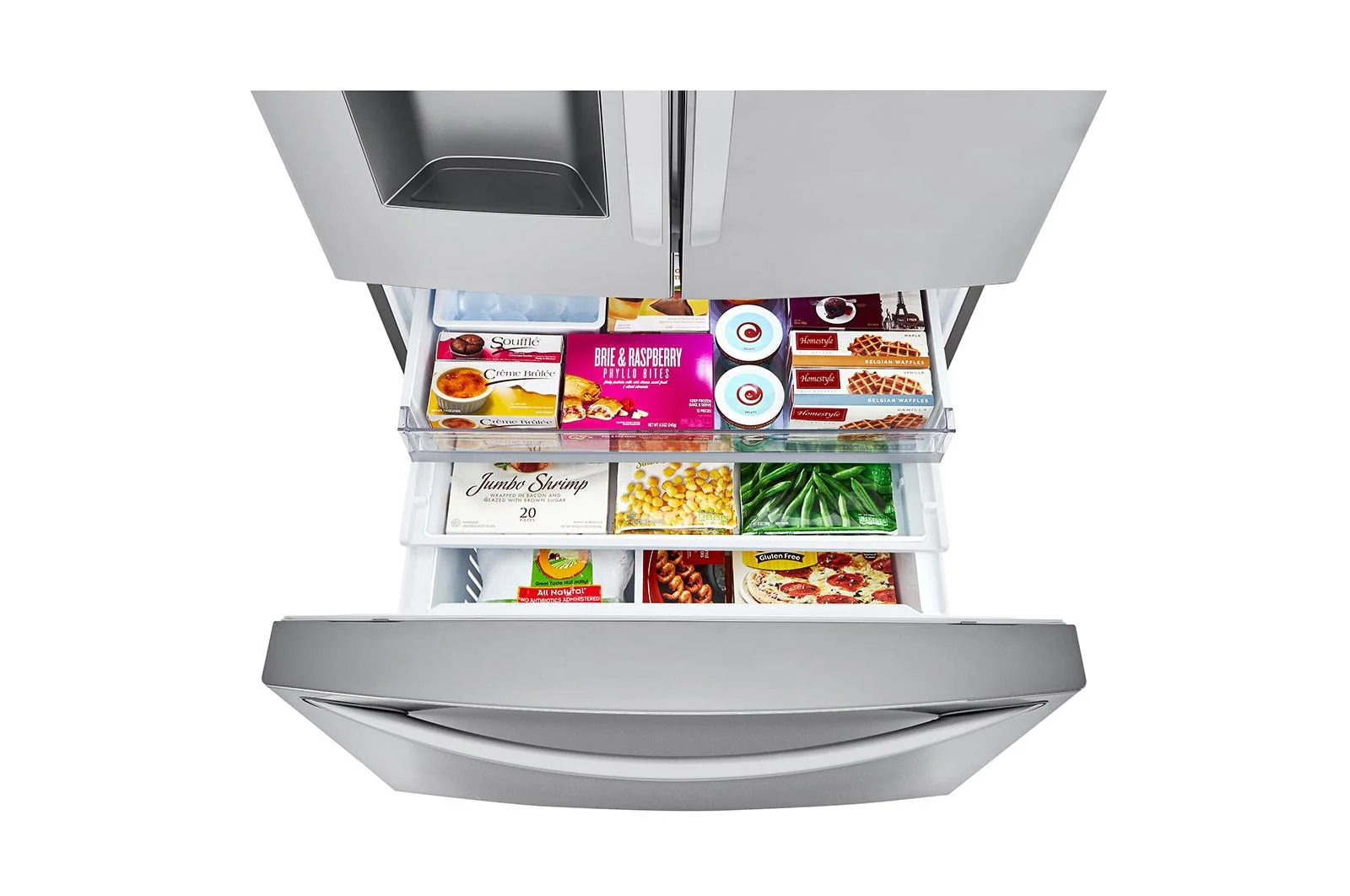 Lg LRFDC2406S 24 cu. ft. Smart Wi-Fi Enabled Door-in-Door® Counter-Depth Refrigerator with Craft Ice™ Maker - Image 10
