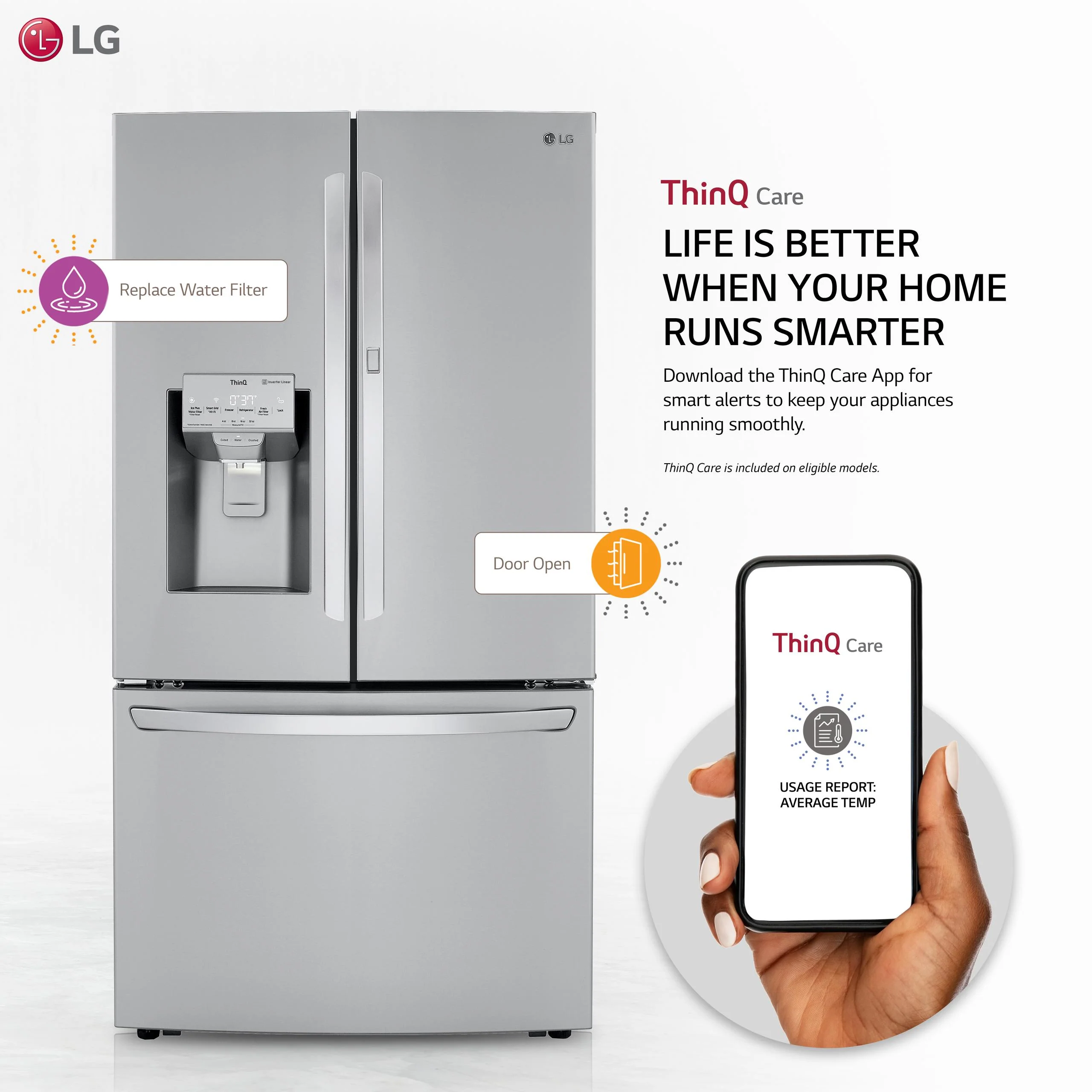 30 cu. ft. Smart wi-fi Enabled Door-in-Door® Refrigerator with Craft Ice™ Maker - Image 2