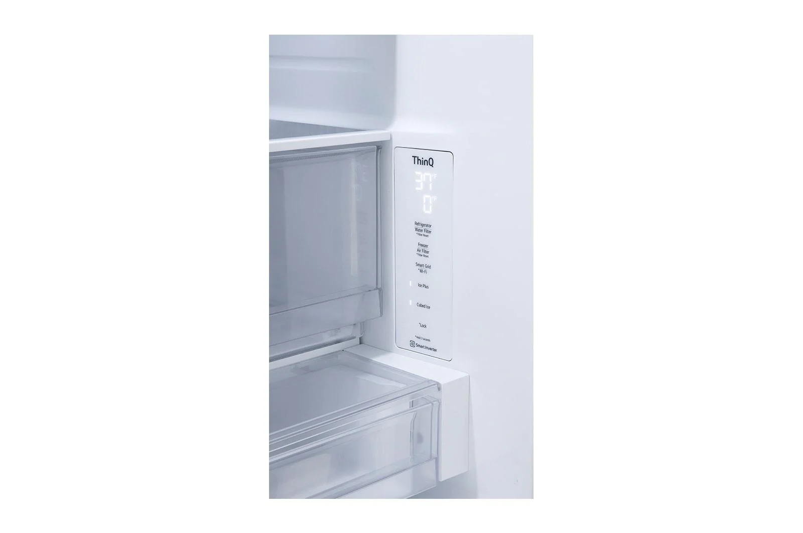 Lg LRFGC2706D 27 cu. ft. Smart InstaView® Counter-Depth French Door Refrigerator - Image 7