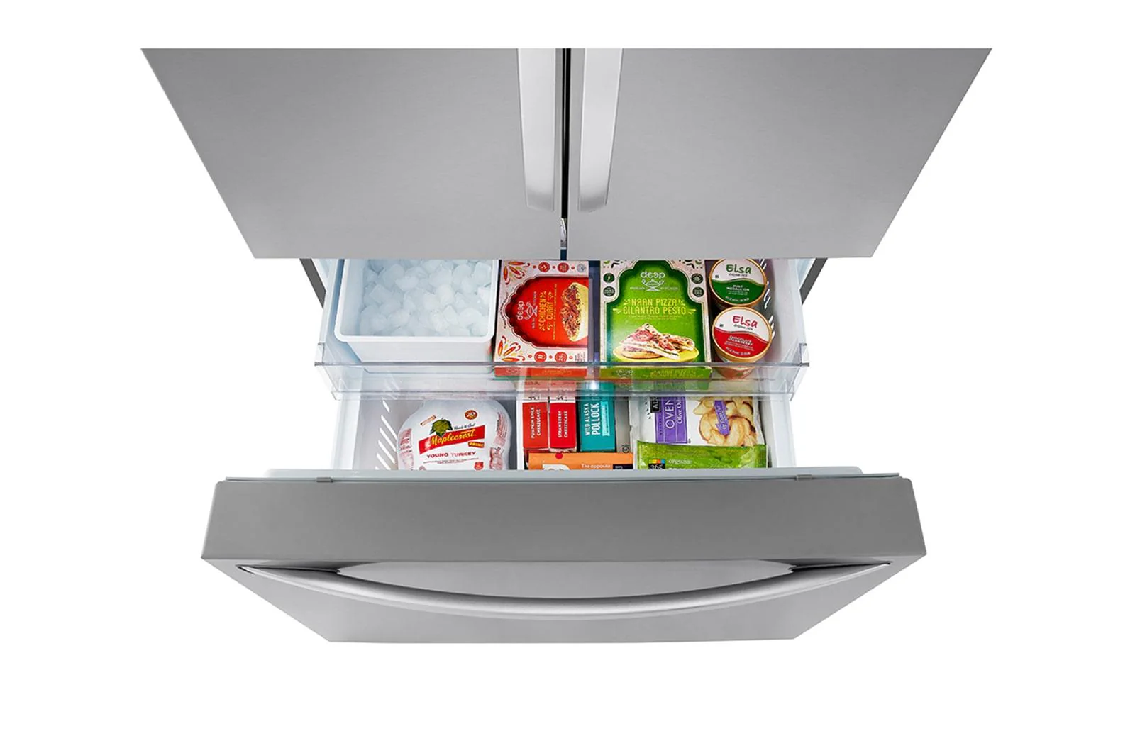 Lg LRFLC2706S 27 cu. ft. Smart Counter-Depth MAX™ French Door Refrigerator - Image 8