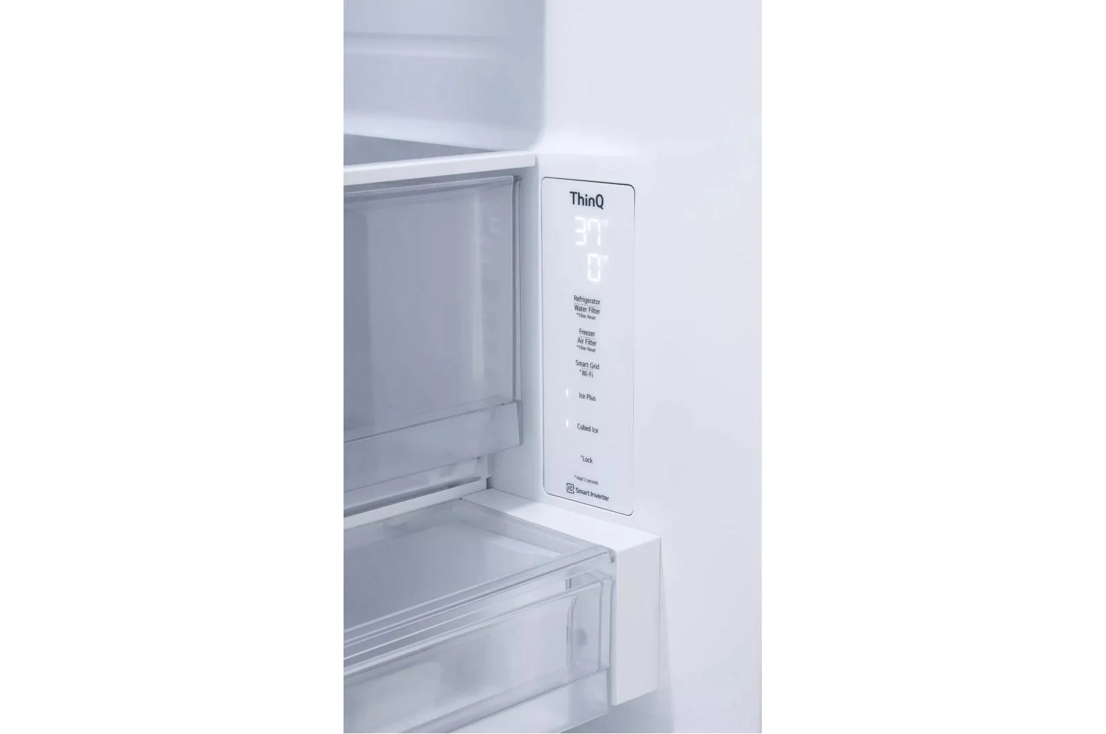 Lg LRFLS3206S 32 cu. ft. 36 Inch MAX™ French Door Refrigerator - Stainless Steel - Image 10