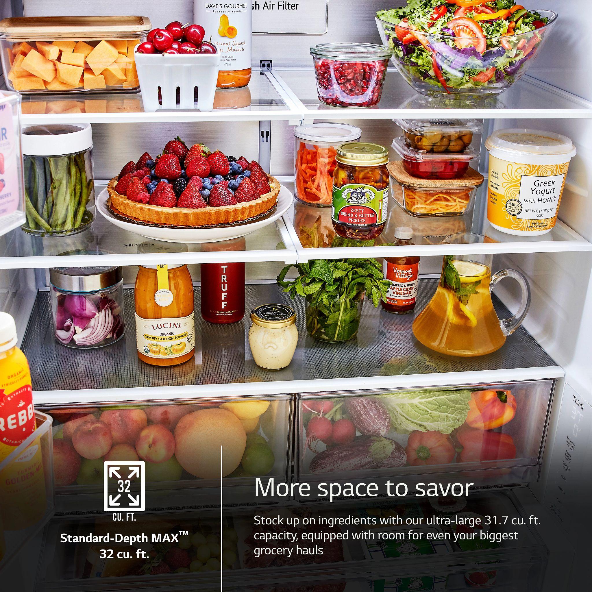 Lg LRFLS3216S 32 cu. ft. Smart Standard-Depth MAX™ French Door Refrigerator - Image 12