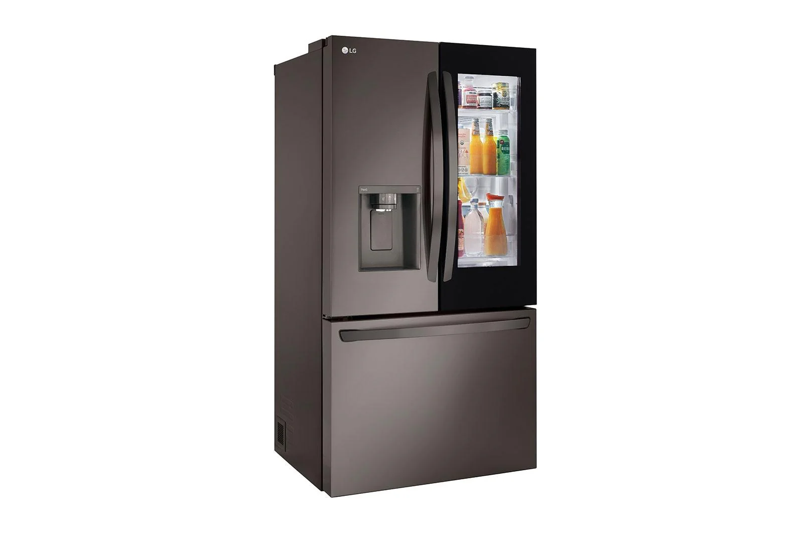 Lg LRFOC2606D 26 cu. ft. Smart InstaView® Counter-Depth French Door Refrigerator - Image 3