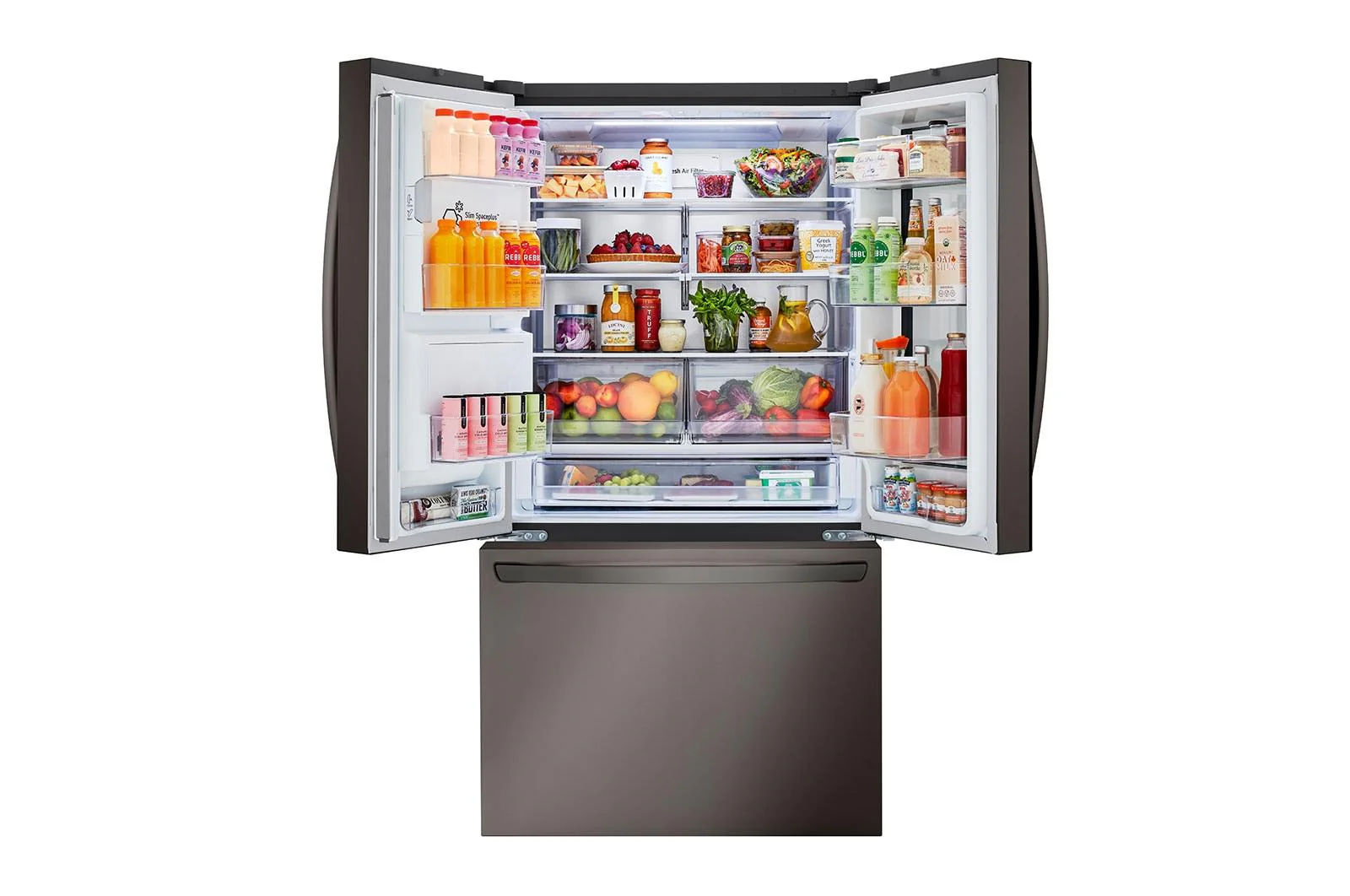 Lg LRFOC2606D 26 cu. ft. Smart InstaView® Counter-Depth French Door Refrigerator - Image 5