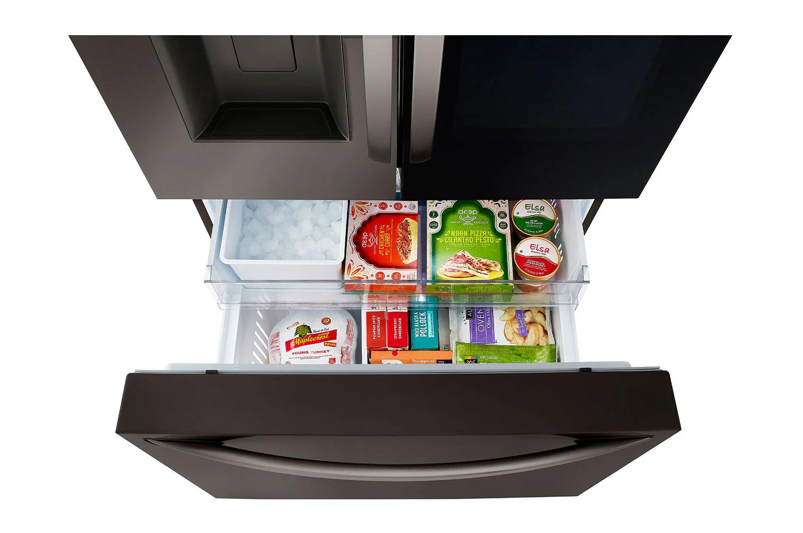 Lg LRFOC2606D 26 cu. ft. Smart InstaView® Counter-Depth French Door Refrigerator - Image 6