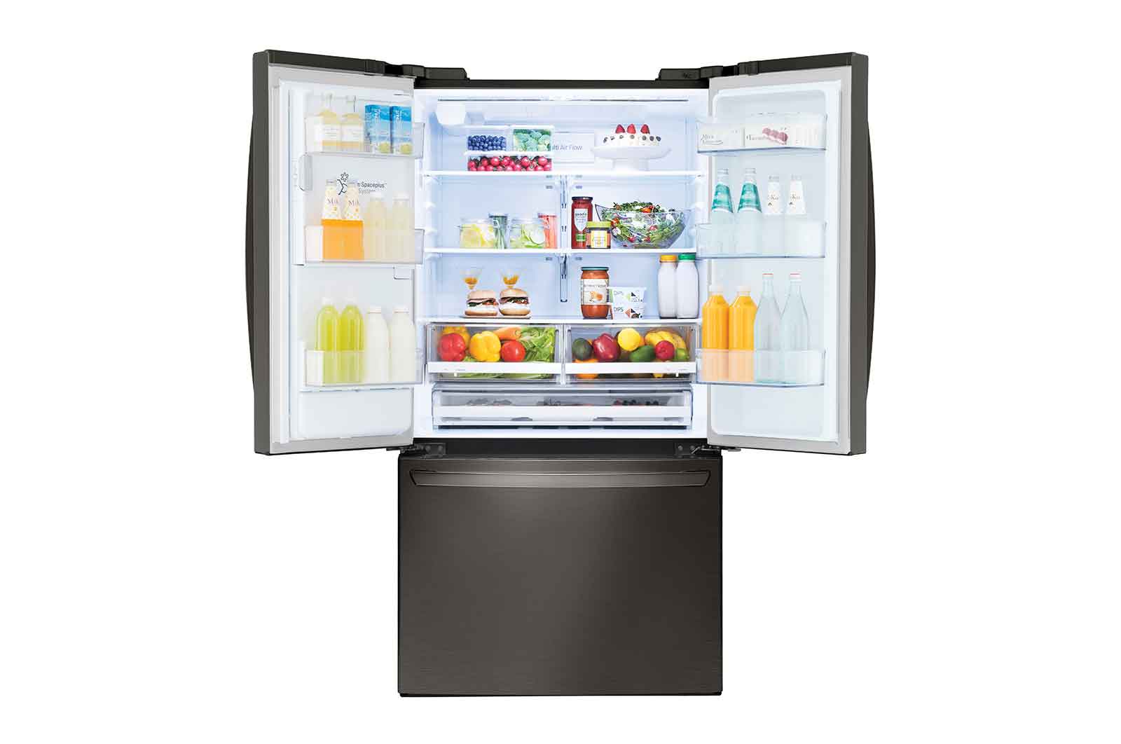 Lg LRFS28XBD 28 cu. ft. 3 Door French Door, Standard Depth, Ice and Water with Single Ice - Image 2