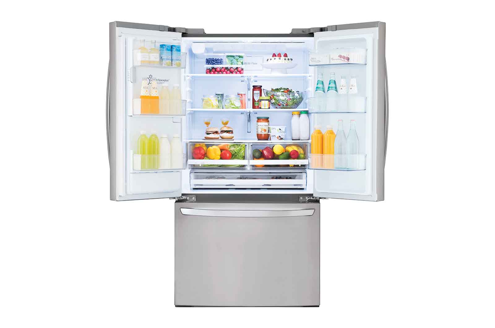 Lg LRFS28XBS 28 cu. ft. 3 Door French Door, Standard Depth, Ice and Water with Single Ice Maker - Image 2