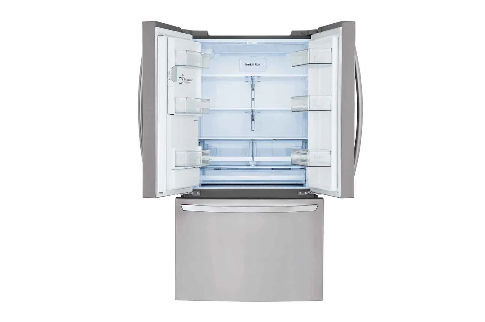 Lg LRFS28XBS 28 cu. ft. 3 Door French Door, Standard Depth, Ice and Water with Single Ice Maker - Image 3